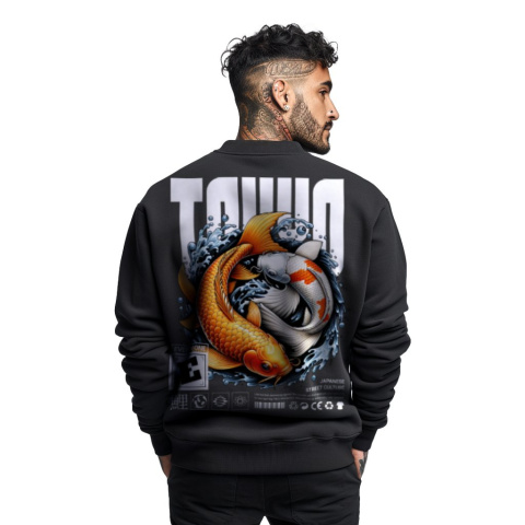Bluza męska bez kaptura z nadrukiem na plecach "Tokyo" Bluza męska bez kaptura z nadrukiem na plecach "Tokyo"