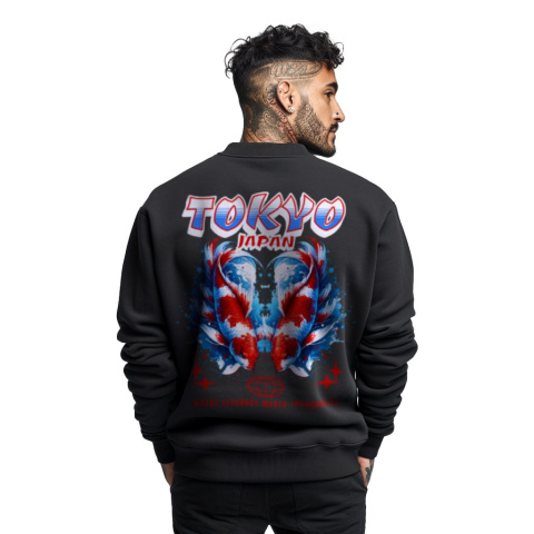 Bluza męska bez kaptura z nadrukiem na plecach "Tokyo Japan" Bluza męska bez kaptura z nadrukiem na plecach "Tokyo Japan"