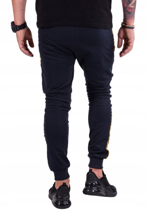 PAS 88-100cm SPORTOWE DRESOWE lampas granat 2XL