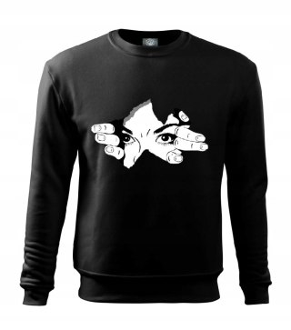 r.XXL Bluza męska DRESOWA CZARNA WOMAN'S EYES